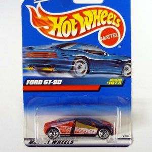 Hot Wheels Ford GT-90 #1073 Red Die-Cast Car 1999